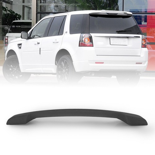 Black rear trunk spoiler - black,