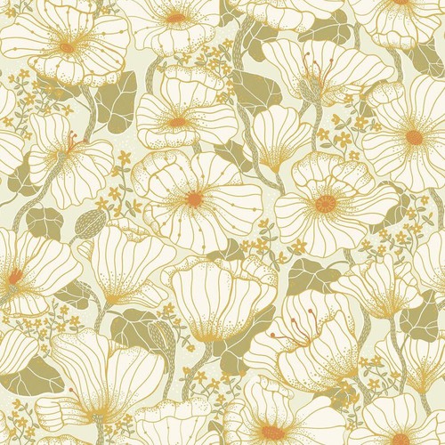 S65111 sommarang retro poppy - retro,