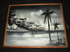 A NAIVE VINTAGE SIGNED AFRICAN