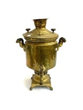 Antique Russian Brass Samovar – Imperial Tula Factory, c.1909, 53cm