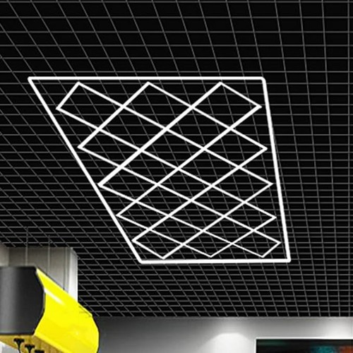 Grid hexagon hex led - hexagon,
