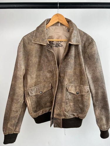Vintage 90s faded leather - 90s, a2