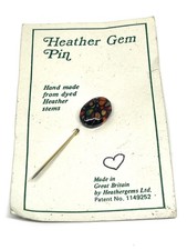 Heather Gems Scottish Brooch
