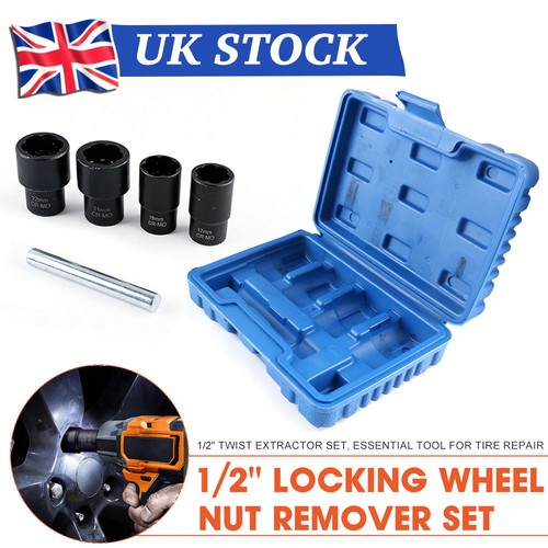 Locking wheel nut remover - 1/2",