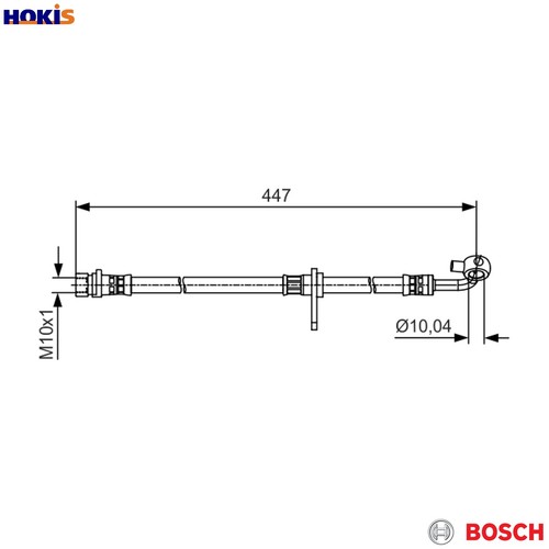 Brake hose 987 481 - brake, 515