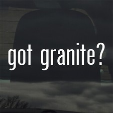 Got Granite? Custom Vinyl