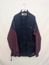 Vintage adidas Windbreaker Jacket Navy / Burgundy XL Late 1990s – Early 2000s