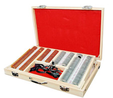 Trial Lens Set 225 Pcs with Trial Frame 22mm Lens Optometry Kit