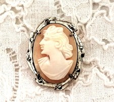 Vintage 800 silver marcasite