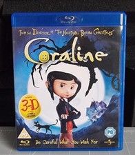 Coraline 3D/2D Blu Ray UK