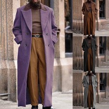 Men Woolen Double Breasted