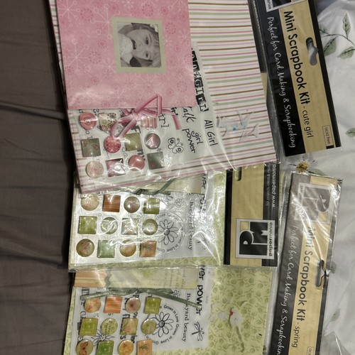 Mini scrap book kits - 3,