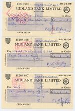 Three Vintage Used Midland