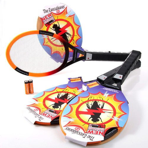Fly zapper electric racket - electric,