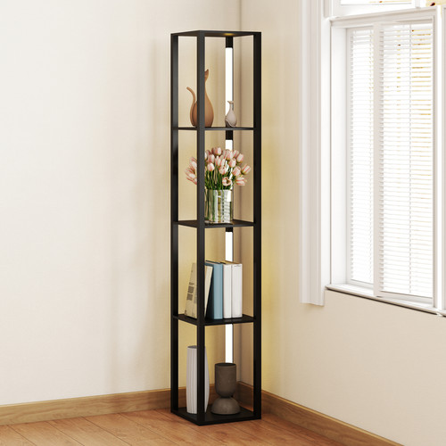 Floor lamp with shelves - floor, led