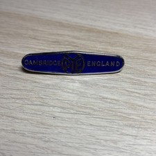 Vintage Cambridge Pye Electronics Enamel Screw Bolt Type Badge Radio Tv Stereo