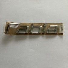 Skoda Fabia Badge Rear Boot Emblem Logo Nameplate Letters - New DAMAGED