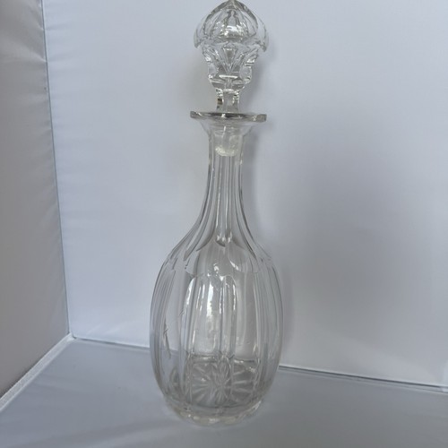 Vintage cut crystal decanter - vintage,