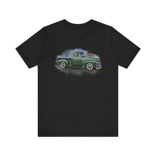 Green chevy pickup truck - green,