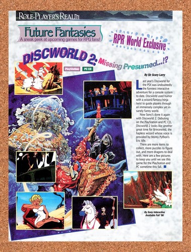 1995 discworld ps1 original - discworld,