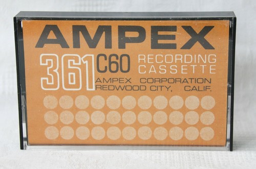 Ampex 361 c60 cassette tape - 361,