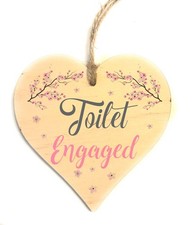 Engaged Vacant Toilet Door