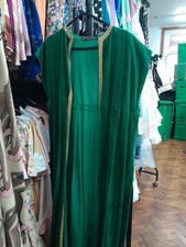 6 Corduroy Green Sleeveless Cloaks 