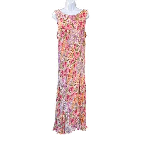 Reversible floral crinkle maxi - reversible,