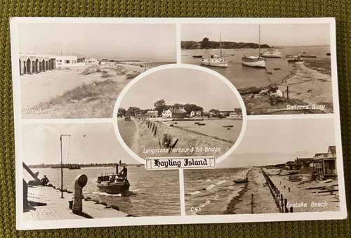 Antique postcard hayling - antique,