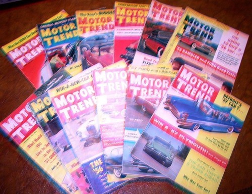1956 motor trend magazine - motor,