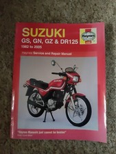 Suzuki DR125S GS125ES (82-94) Haynes Service Repair Manual GS DR 125 ES FD46