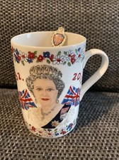 Cath Kidston Mug & Spoon Queen Elizabeth Diamond Jubilee 2012 Churchill