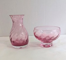Vintage caithness pink glass - vintage,