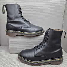 Dr. Martens Pascal Boots UK 5 Women's Black Soft Leather Vintage Made In England