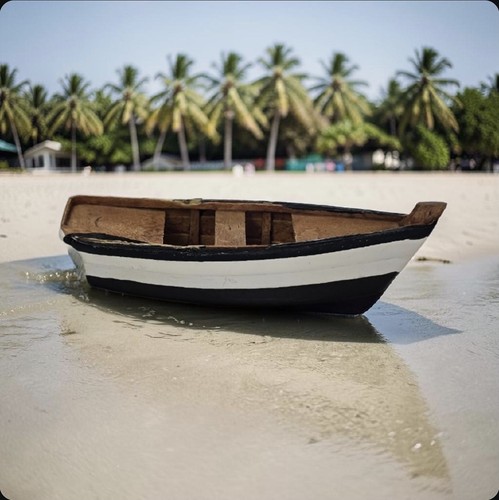 Lenox handcrafted wood boat - lenox,