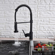 Black kitchen tap sink - tap, mixer