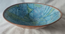 Stunning blue studio pottery