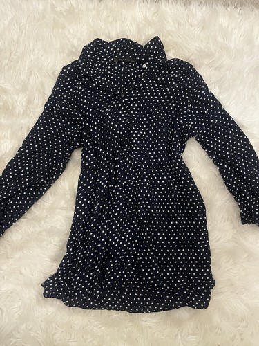 Zara basic navy - zara, polka