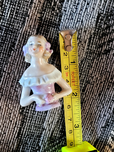 Vintage half doll pincushion - vintage,