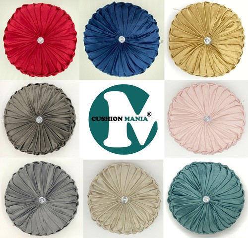 Velvet round cushion plush - cushion,