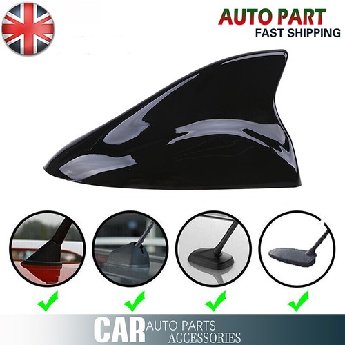 Gloss black roof antenna - black,