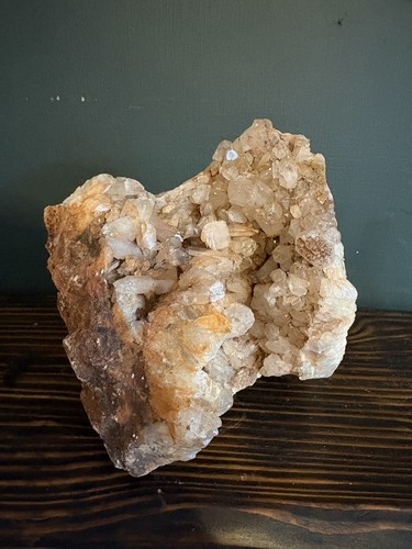 Large natural quartz cluster - quartz,
