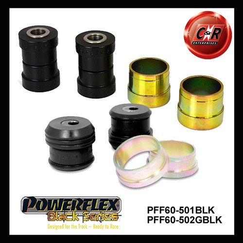 Powerflex black arm bushes - fr,