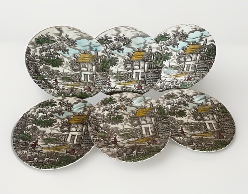 Vintage dinner set hand - set,