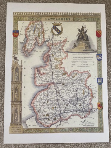 Old england map - england, thomas