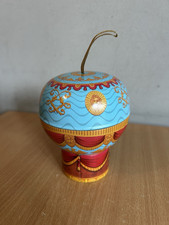 The Montgolfier Collection Hot Air Balloon Hanging Decoration Bauble Empty Tin