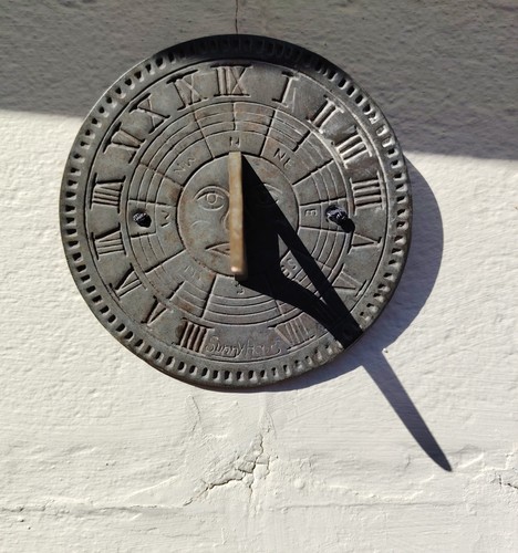 Antique brass sun dial cm - antique, 15