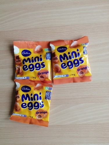 Cadbury mini eggs orange - x,