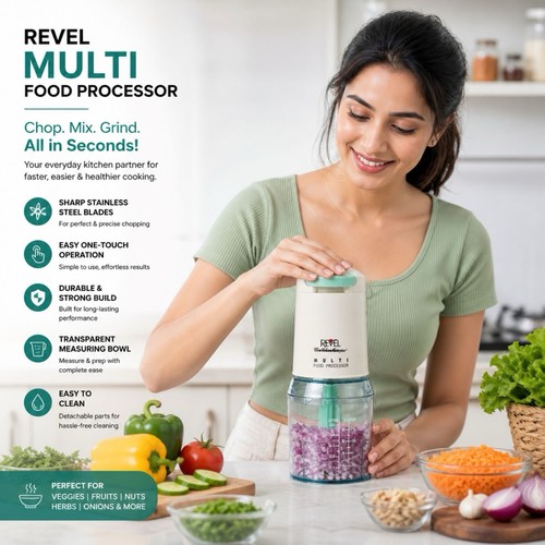 Revel food chopper processor - revel,