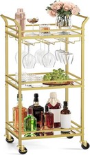VASAGLE 3-Tier Drinks Trolley